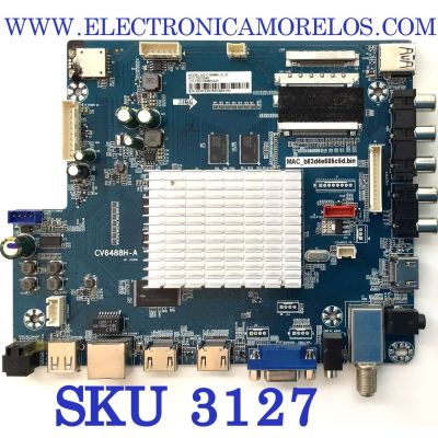 MAIN PARA SMART TV WESTINGHOUSE 4K UHD (3840 x 2160) / NUMERO DE PARTE 10010549 / CV6488H-A / CV6488H_A_20 / F50CV6488HA20 / 67H12201607ZA0192 / LTE50386 / MAC_B83D4E585C5D.BIN / PANEL T500QVN02.0 / MODELO WD50UK4550